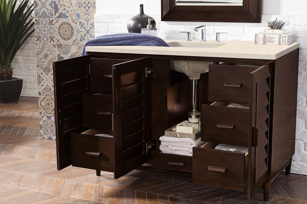 James Martin Portland 48" Single Vanity with 3 CM Countertop