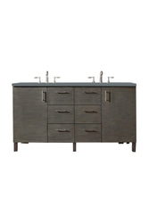 James Martin Metropolitan 60" Double Vanity with 3 CM Countertop - Luxe Bathroom Vanities