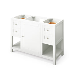 Hardware Resources Jeffrey Alexander 48" Astoria Vanity, undermount rectangle bowl - Luxe Bathroom Vanities