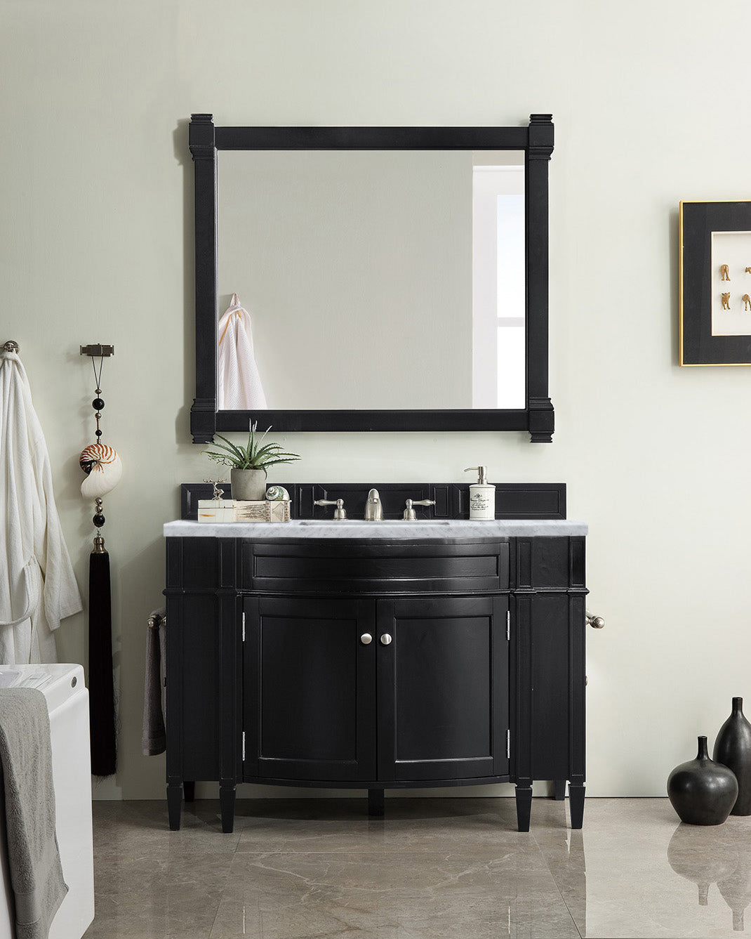 James Martin Brittany 46" Single Vanity with 3 CM Countertop - Luxe Bathroom Vanities