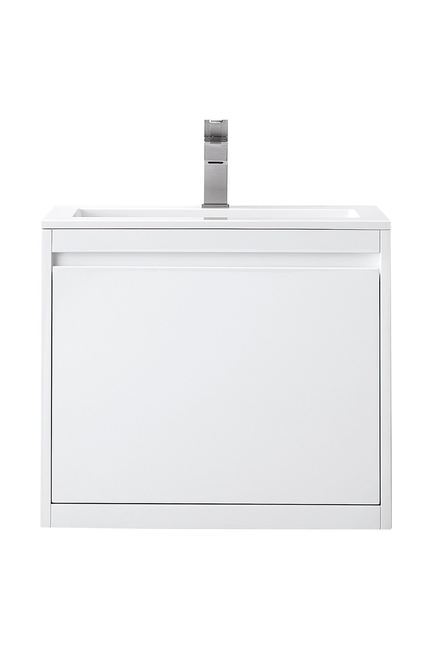 James Martin Milan 23.6" Single Vanity Cabinet with Countertop - Luxe Bathroom Vanities