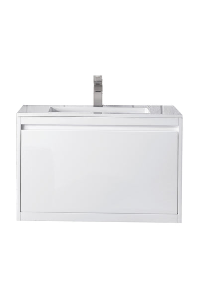 James Martin Milan 31.5" Single Vanity Cabinet with Countertop - Luxe Bathroom Vanities