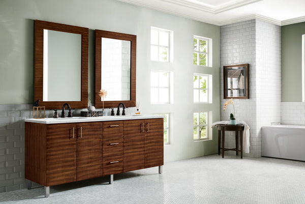 James Martin Metropolitan 72" Double Vanity with 3 CM Countertop - Luxe Bathroom Vanities