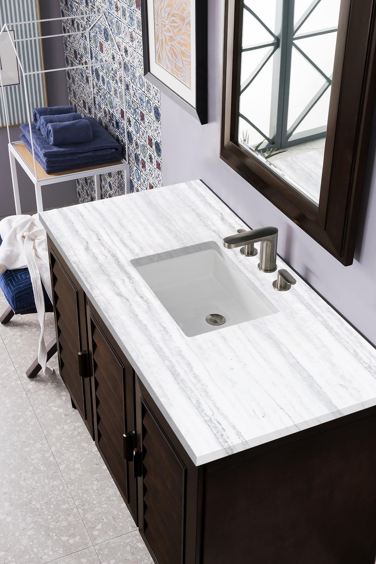 James Martin Portland 48" Single Vanity with 3 CM Countertop