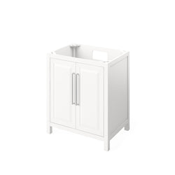 Hardware Resources Jeffrey Alexander 30" Cade Vanity, undermount rectangle bowl - Luxe Bathroom Vanities