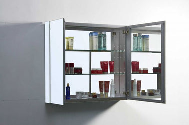 Virtu USA Confiant 30 in. W x 26 in. H Mirrored Medicine Cabinet - Luxe Bathroom Vanities