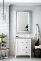 James Martin Copper Cove Encore 30" Single Vanity with 3 CM Countertop - Luxe Bathroom Vanities