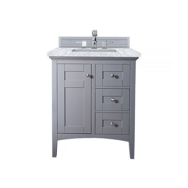 James Martin Palisades 30" Single Vanity with 3 CM Countertop - Luxe Bathroom Vanities