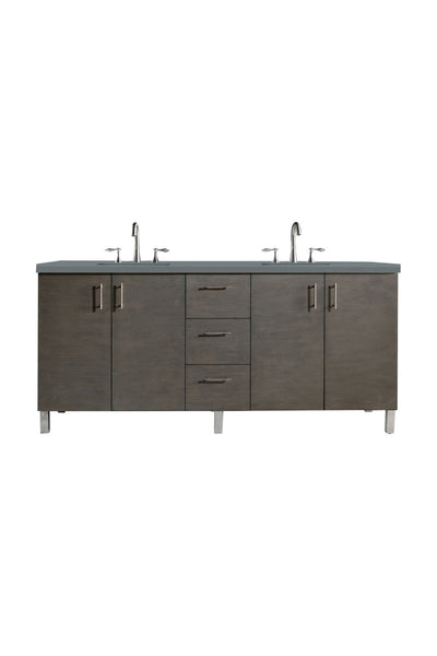 James Martin Metropolitan 72" Double Vanity with 3 CM Countertop - Luxe Bathroom Vanities