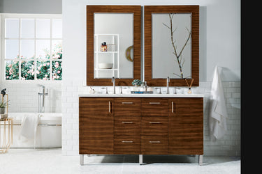 James Martin Metropolitan 60" Double Vanity with 3 CM Countertop - Luxe Bathroom Vanities