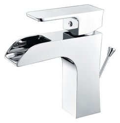 Forza Series Single Hole Single-Handle Low-Arc Bathroom Faucet - Luxe Bathroom Vanities
