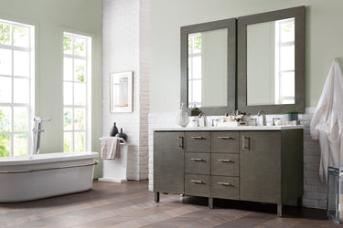 James Martin Metropolitan 60" Double Vanity with 3 CM Countertop - Luxe Bathroom Vanities