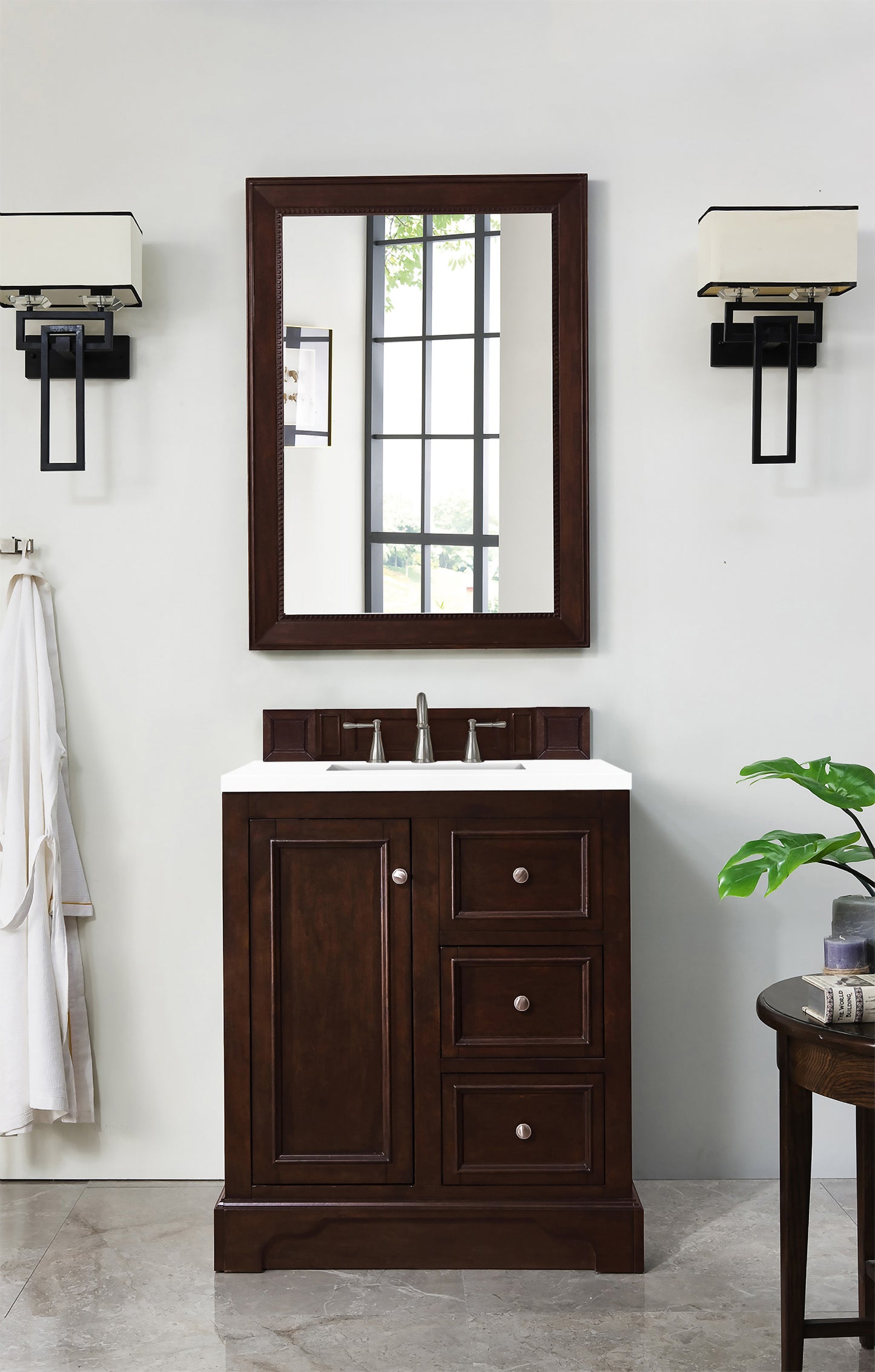 James Martin De Soto 30" Single Vanity with 3 CM Countertop - Luxe Bathroom Vanities