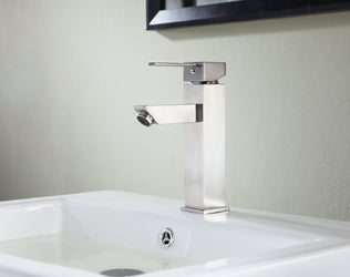 Pygmy Single Hole Single Handle Bathroom Faucet - Luxe Bathroom Vanities