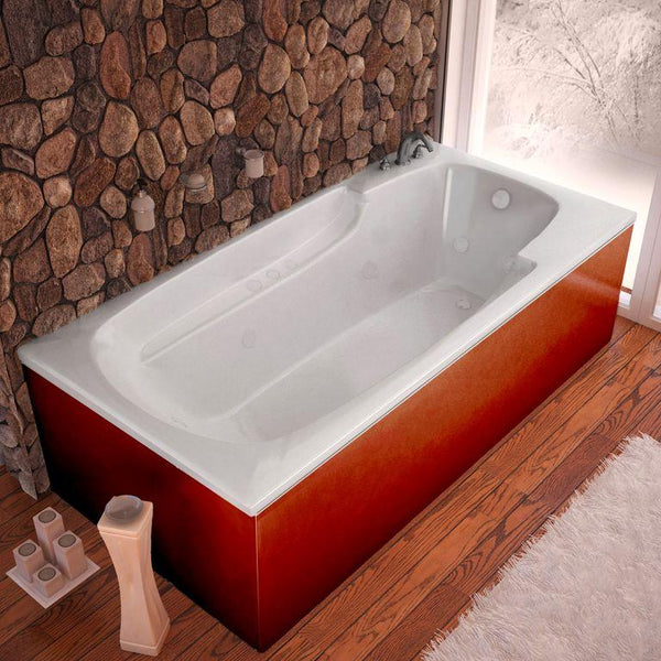 Atlantis Whirlpools Eros 32 x 60 Rectangular Whirlpool Jetted Bathtub - Luxe Bathroom Vanities Luxury Bathroom Fixtures Bathroom Furniture