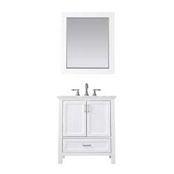 Altair Isla 30" Single Bathroom Vanity Set Countertop with Mirror - Luxe Bathroom Vanities