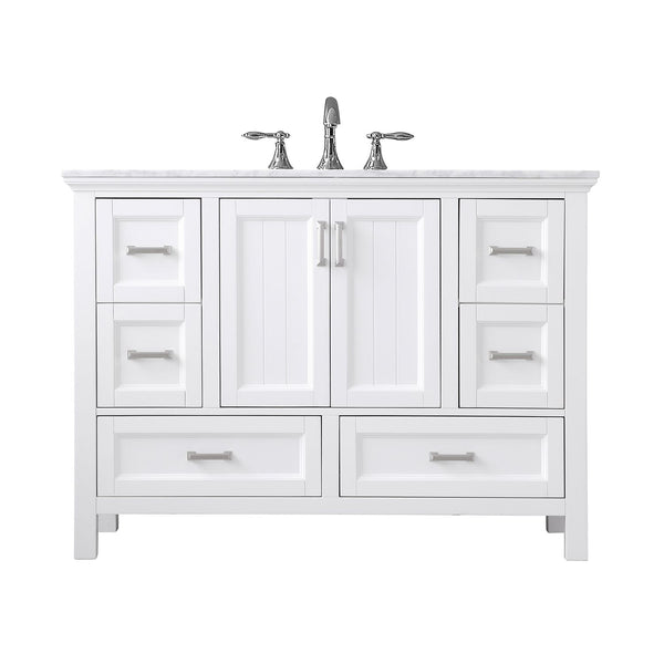 Altair Isla 48" Single Bathroom Vanity Set Countertop without Mirror - Luxe Bathroom Vanities