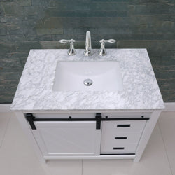 Altair Kinsley 36" Single Bathroom Vanity Set Countertop without Mirror - Luxe Bathroom Vanities