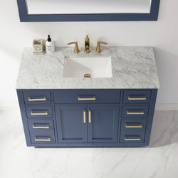 Altair Ivy 48" Single Bathroom Vanity Set Countertop with Mirror - Luxe Bathroom Vanities