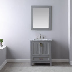 Altair Isla 30" Single Bathroom Vanity Set Countertop with Mirror - Luxe Bathroom Vanities