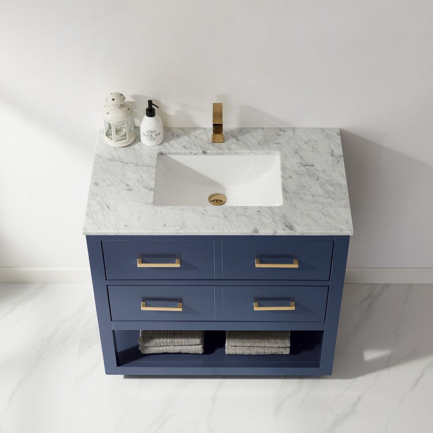 Altair Remi 36" Single Bathroom Vanity Set Countertop without Mirror - Luxe Bathroom Vanities