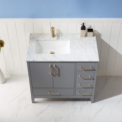 Altair Sutton 36" Single Bathroom Vanity Set Countertop without Mirror - Luxe Bathroom Vanities