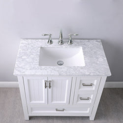 Altair Isla 36" Single Bathroom Vanity Set Countertop without Mirror - Luxe Bathroom Vanities