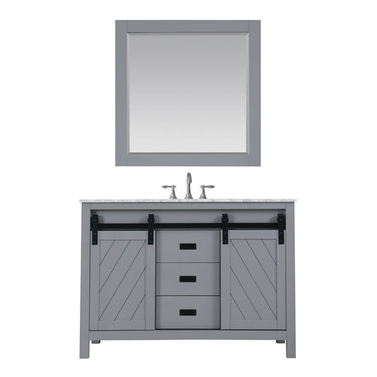 Altair Kinsley 48" Single Bathroom Vanity Set Countertop with Mirror - Luxe Bathroom Vanities
