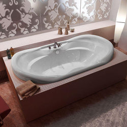 Atlantis Whirlpools Indulgence 41 x 70 Oval Whirlpool Jetted Bathtub - Luxe Bathroom Vanities Luxury Bathroom Fixtures Bathroom Furniture