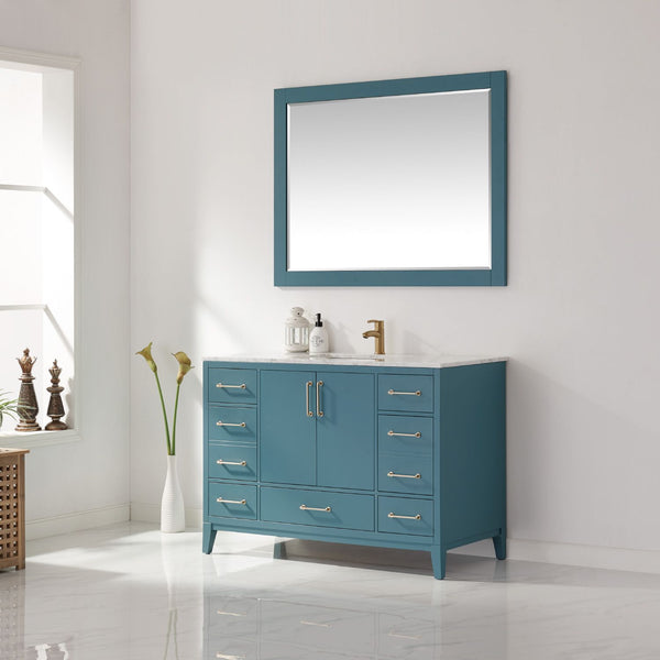 Altair Sutton 48" Single Bathroom Vanity Set Countertop with Mirror - Luxe Bathroom Vanities
