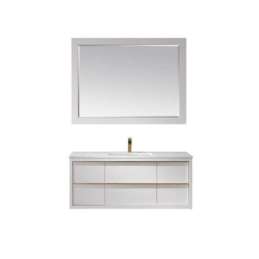 Altair Morgan 48" Single Bathroom Vanity Set Countertop with Mirror - Luxe Bathroom Vanities