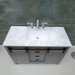 Altair Kinsley 48" Single Bathroom Vanity Set Countertop without Mirror - Luxe Bathroom Vanities