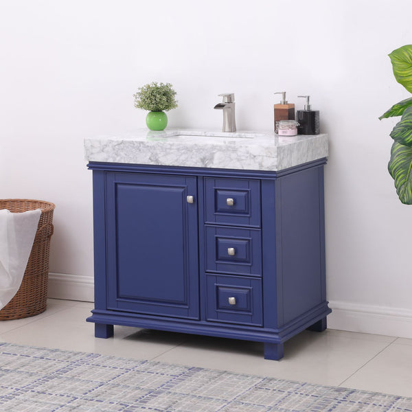 Altair Jardin 36" Single Bathroom Vanity Set Countertop without Mirror - Luxe Bathroom Vanities