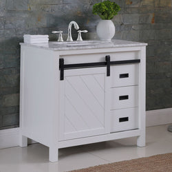 Altair Kinsley 36" Single Bathroom Vanity Set Countertop without Mirror - Luxe Bathroom Vanities