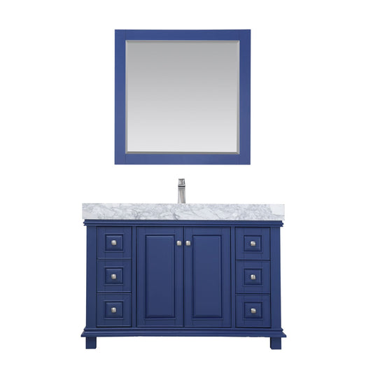 Altair Jardin 48" Single Bathroom Vanity Set Countertop with Mirror - Luxe Bathroom Vanities