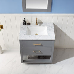 Altair Remi 30" Single Bathroom Vanity Set Countertop with Mirror - Luxe Bathroom Vanities