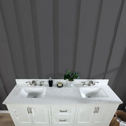 Altair Isla 72" Double Bathroom Vanity Set Countertop with Mirror - Luxe Bathroom Vanities