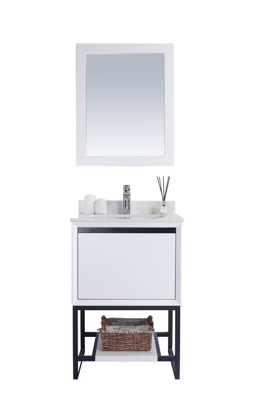 Alto 24 - Cabinet with Countertop - Luxe Bathroom Vanities Luxury Bathroom Fixtures Bathroom Furniture