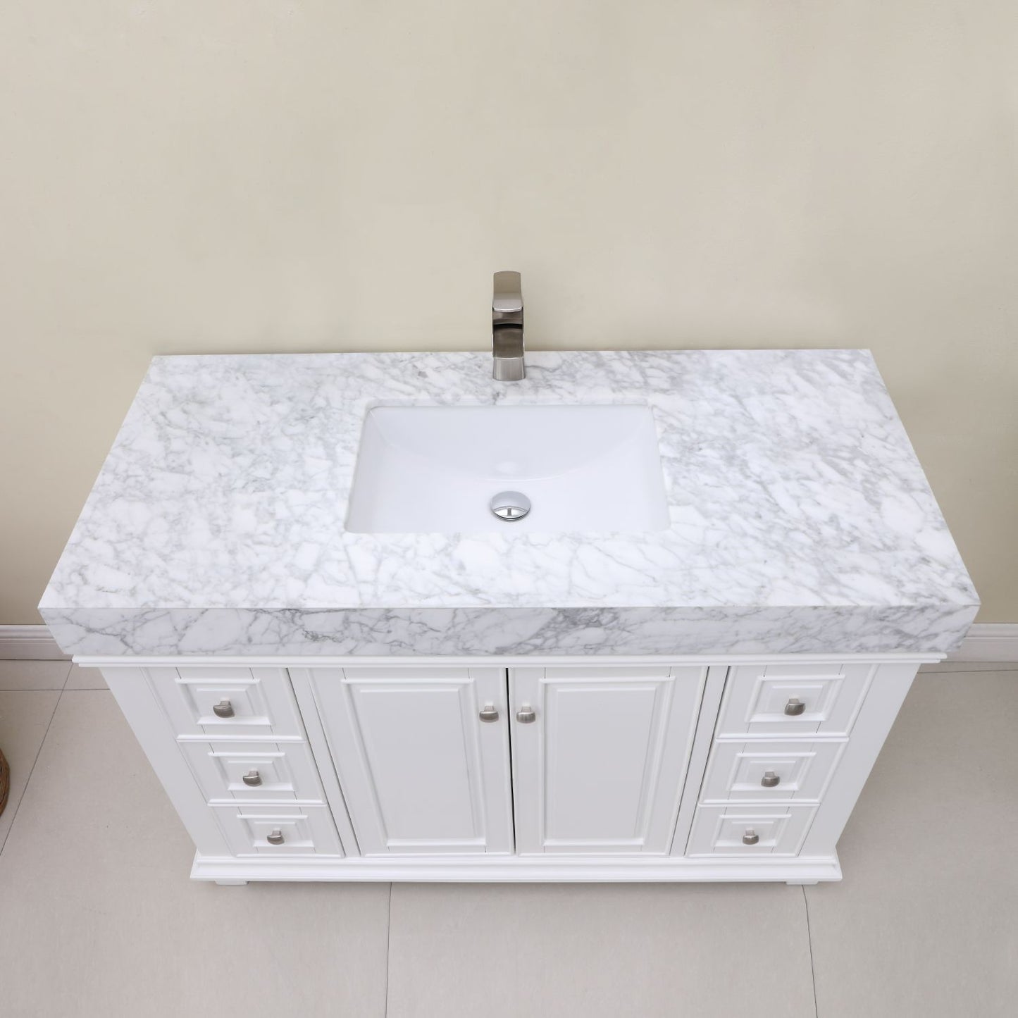 Altair Jardin 48" Single Bathroom Vanity Set Countertop without Mirror - Luxe Bathroom Vanities