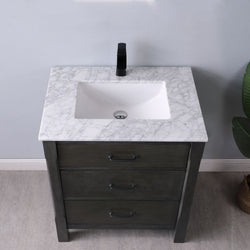 Altair Maribella 30" Single Bathroom Vanity Set Countertop without Mirror - Luxe Bathroom Vanities