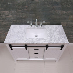 Altair Kinsley 48" Single Bathroom Vanity Set Countertop without Mirror - Luxe Bathroom Vanities