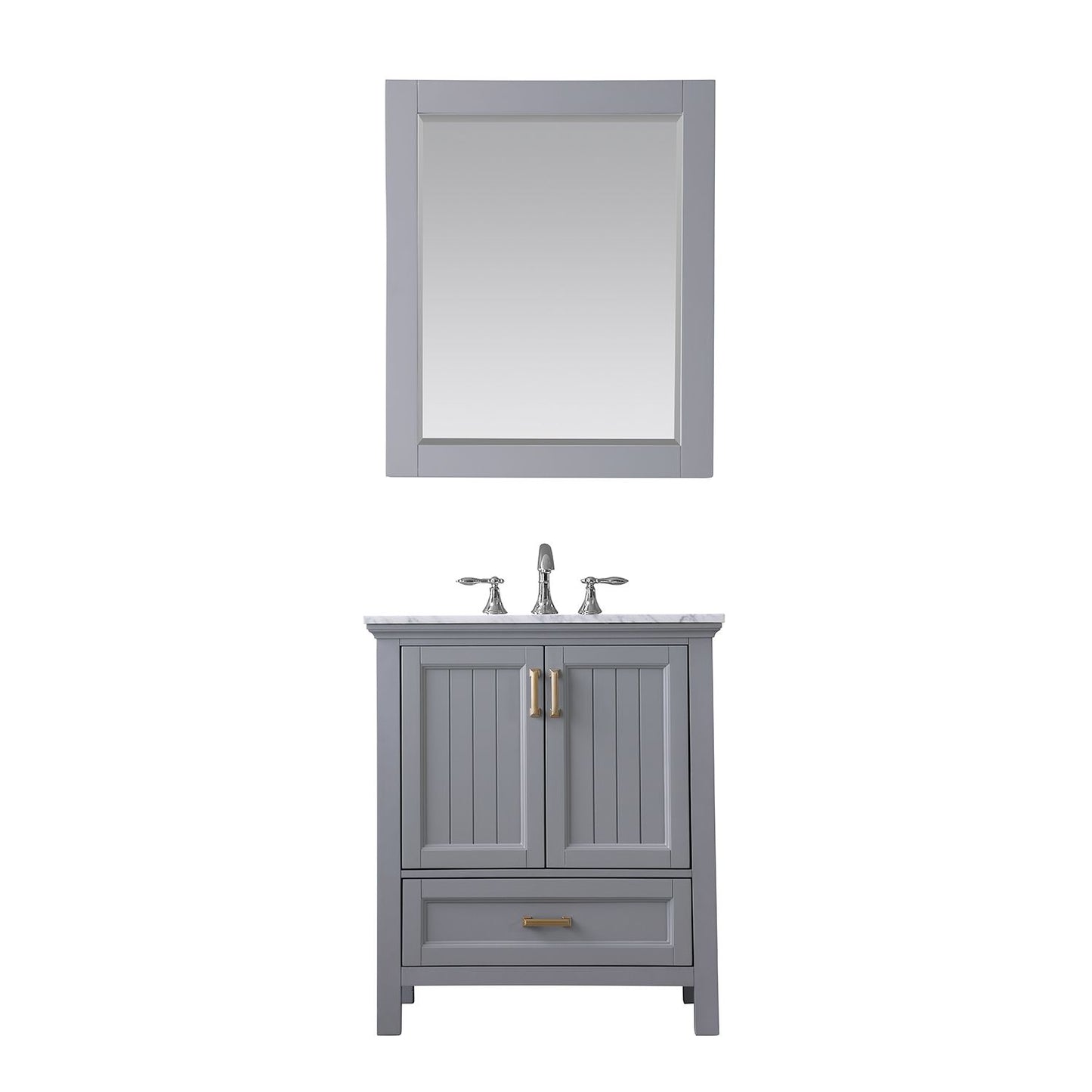 Altair Isla 30" Single Bathroom Vanity Set Countertop with Mirror - Luxe Bathroom Vanities