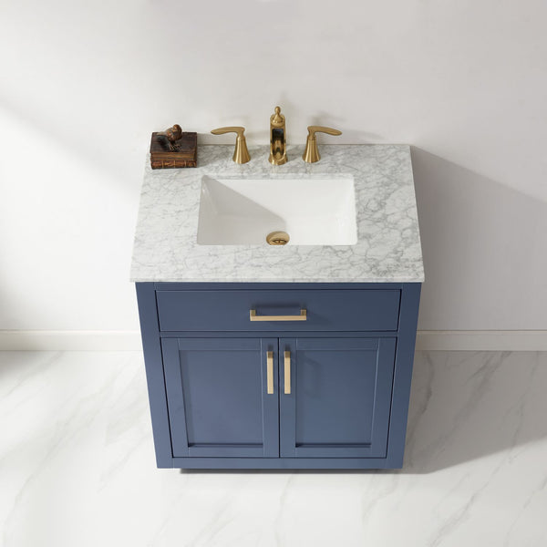 Altair Ivy 30" Single Bathroom Vanity Set Countertop without Mirror - Luxe Bathroom Vanities