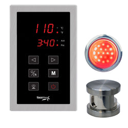 Indulgence Touch Panel Control Kit in Brushed Nickel - Luxe Bathroom Vanities Luxury Bathroom Fixtures Bathroom Furniture