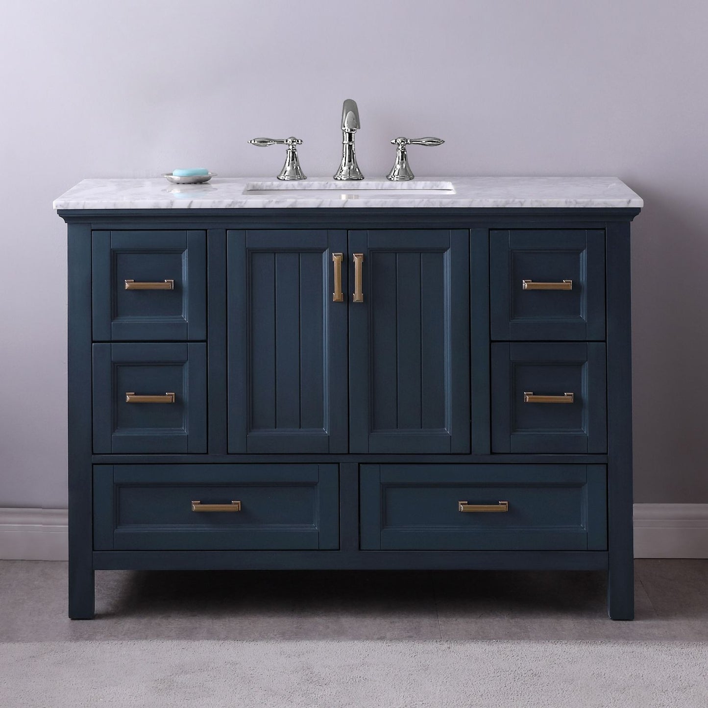 Altair Isla 48" Single Bathroom Vanity Set Countertop without Mirror - Luxe Bathroom Vanities