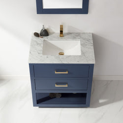 Altair Remi 30" Single Bathroom Vanity Set Countertop with Mirror - Luxe Bathroom Vanities