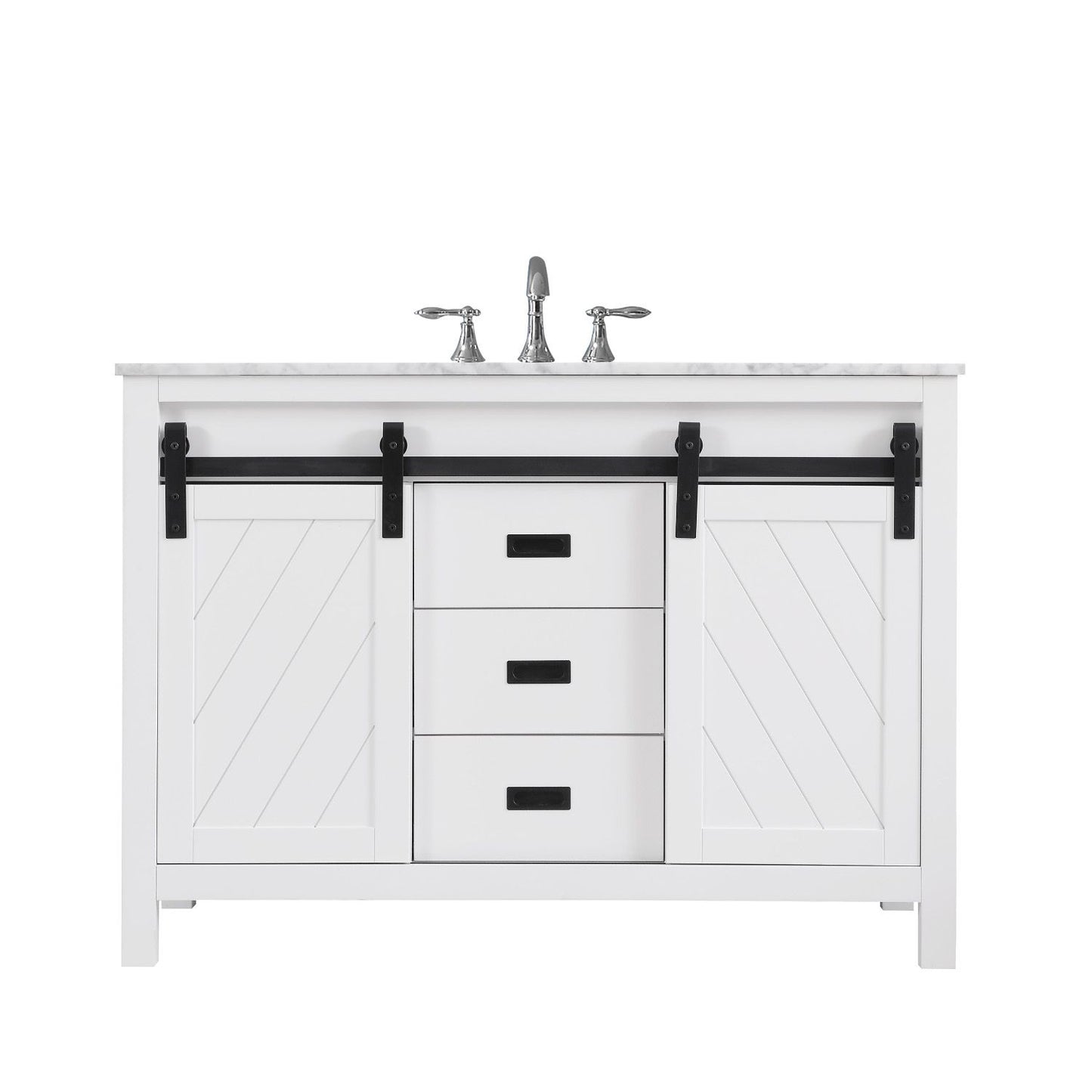 Altair Kinsley 48" Single Bathroom Vanity Set Countertop without Mirror - Luxe Bathroom Vanities