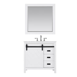 Altair Kinsley 36" Single Bathroom Vanity Set Countertop with Mirror - Luxe Bathroom Vanities