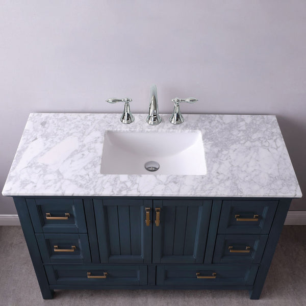 Altair Isla 48" Single Bathroom Vanity Set Countertop without Mirror - Luxe Bathroom Vanities