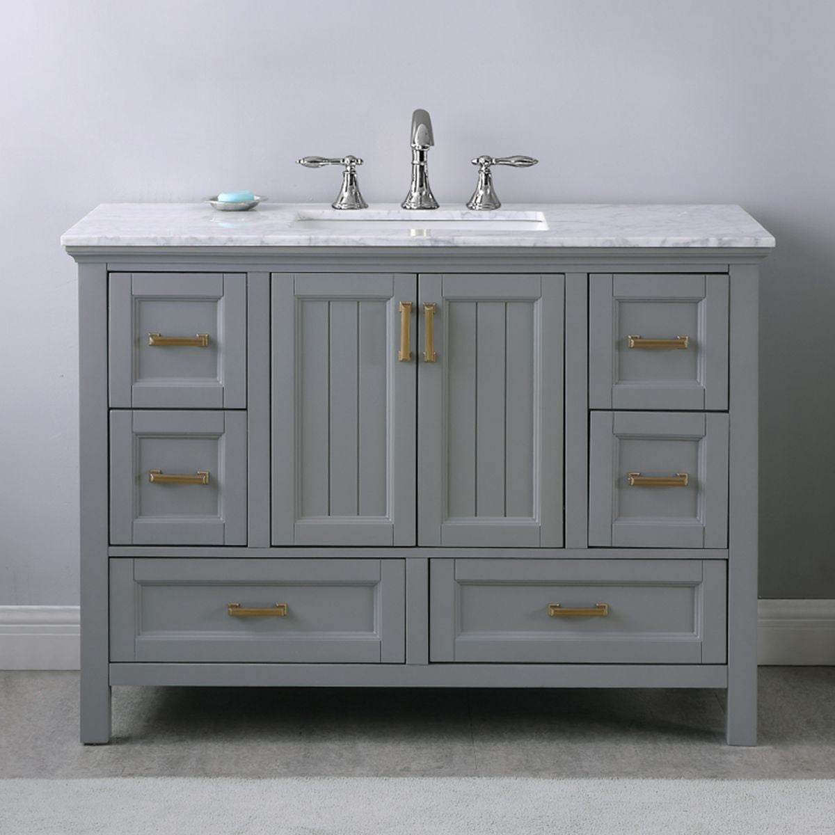 Altair Isla 48" Single Bathroom Vanity Set Countertop without Mirror - Luxe Bathroom Vanities